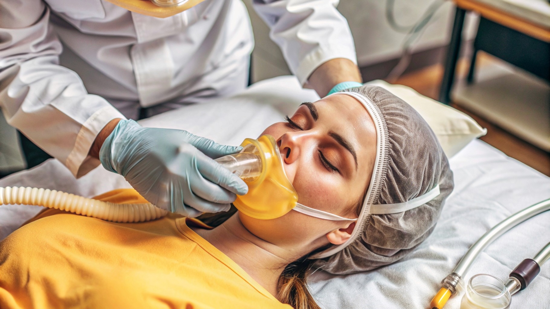 a patient under Anesthesia