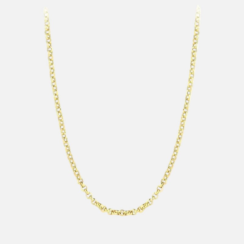 Zarif Assos Pırlanta 14 Ayar Altın Zincir Kolye Modeli