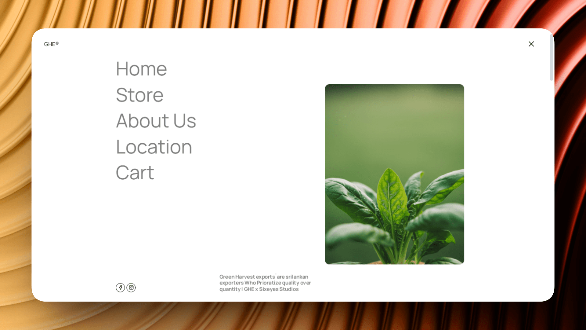 Full Screen Navigation Bar