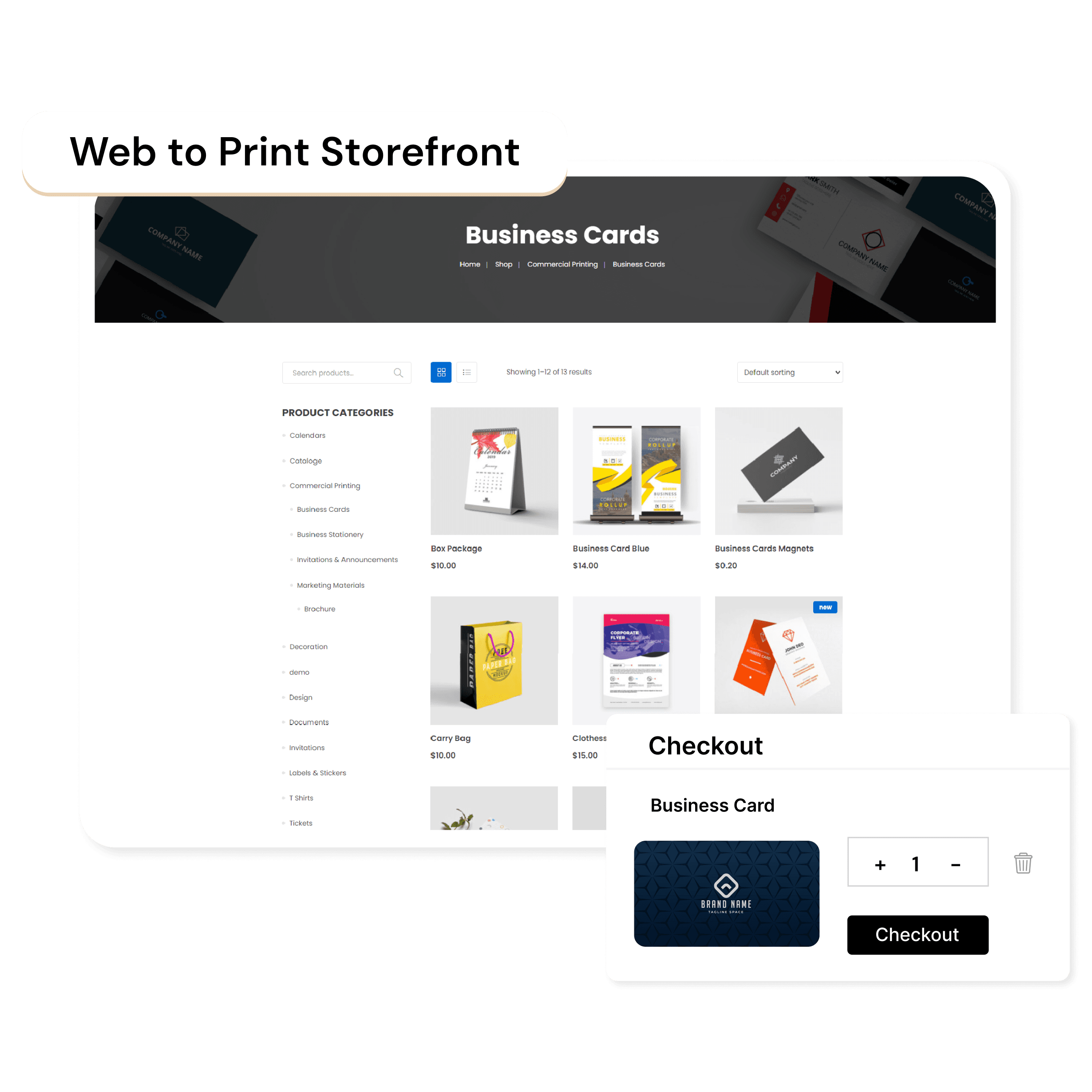Web to Print Storefront