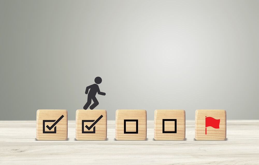 A person holding a calculator and pen over documents, symbolizing fee calculations and filing costs. Form I539