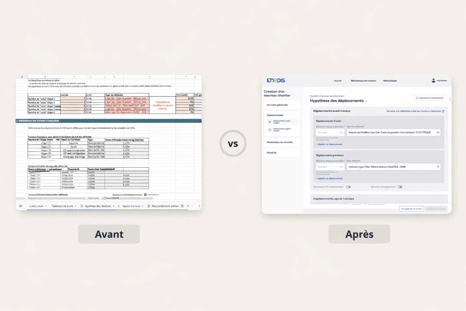 Avant - Après 