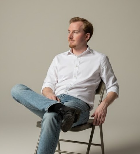 Portrait of portfolio creator – front view