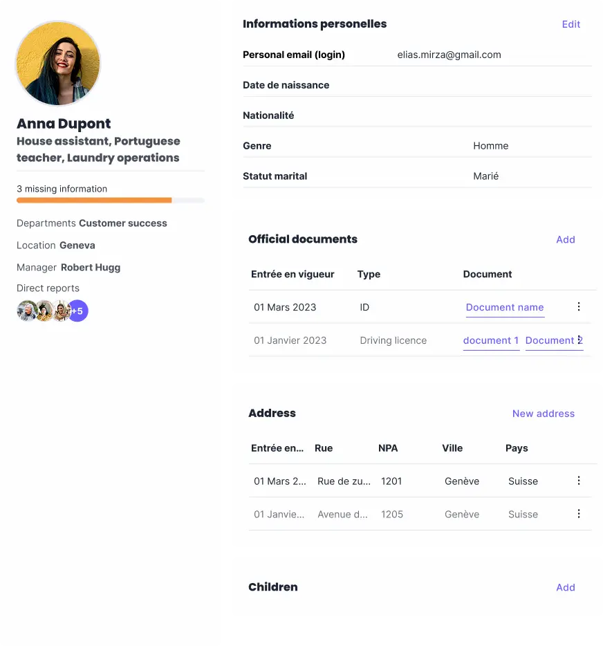 complete profile