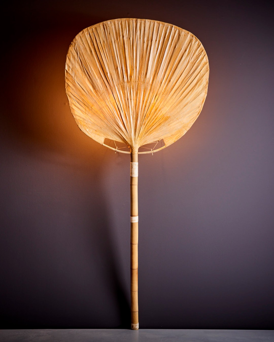 Uchiwa floor lamp by Ingo Maurer