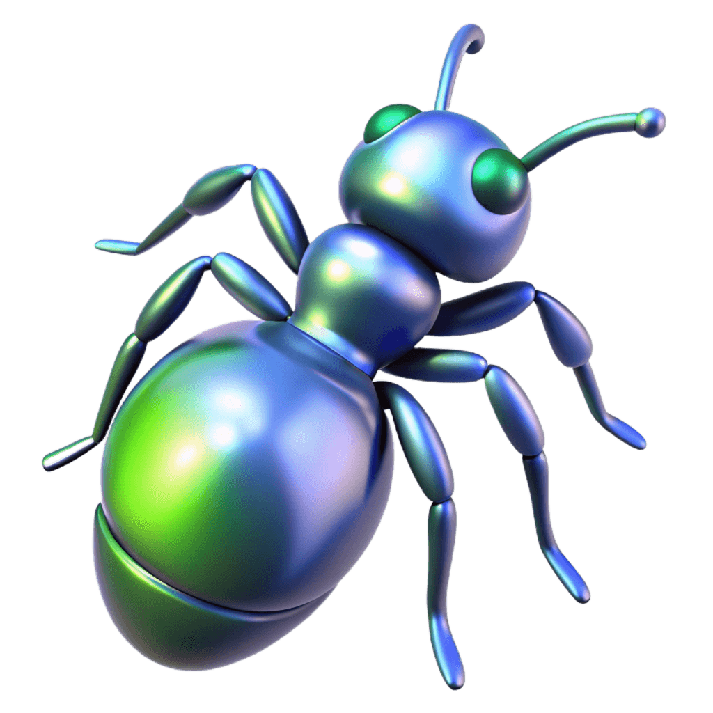 Ant showcasing effective ant control and prevention services for residential and commercial properties