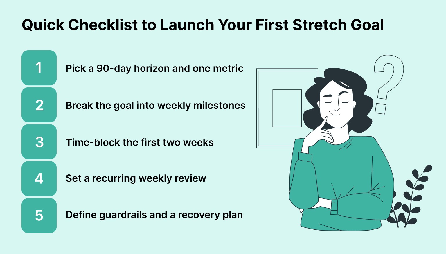 Quick Checklist to Launch Your First Stretch Goal