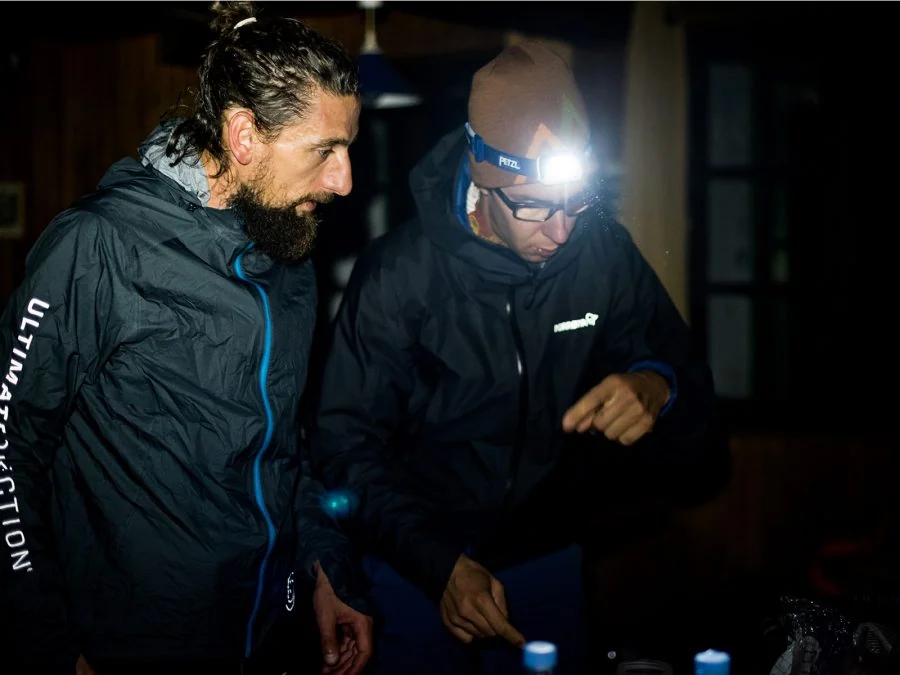 Image de ravitaillement de la course