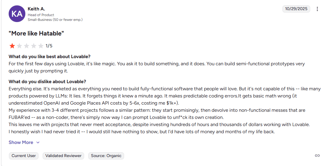 Marketing Spotlight: Lovable Marketing Strategy Reviews and Social Proof