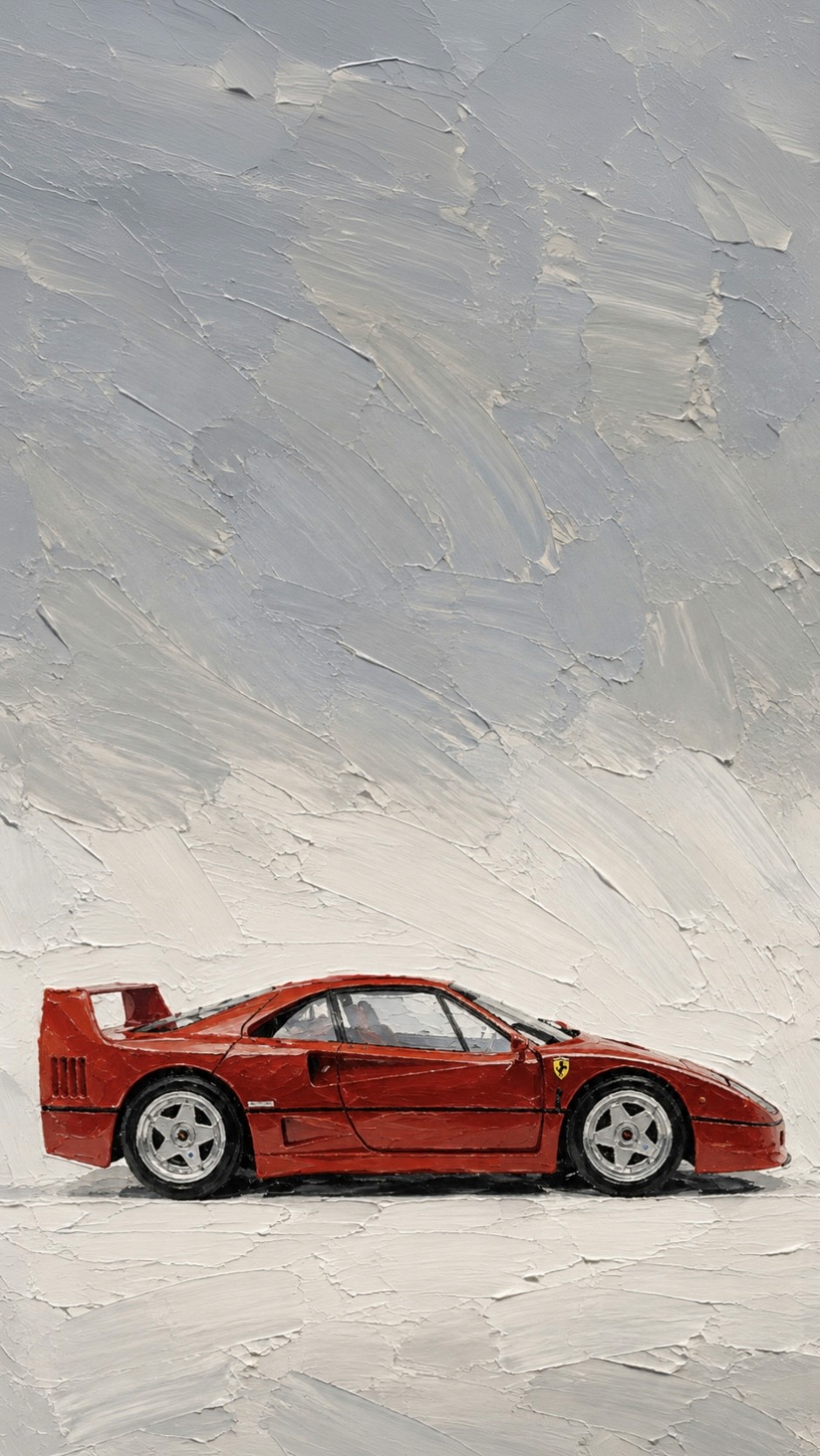 Ferrari F40 Red — Vertical
