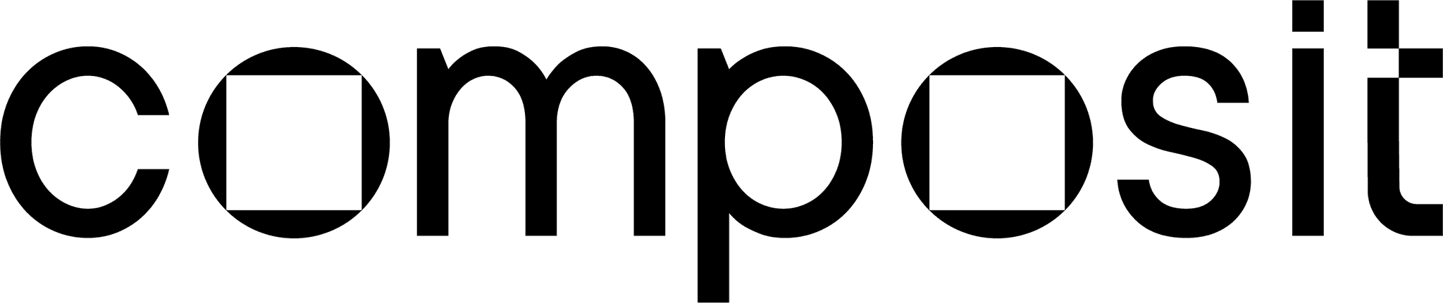 composit logo zwart