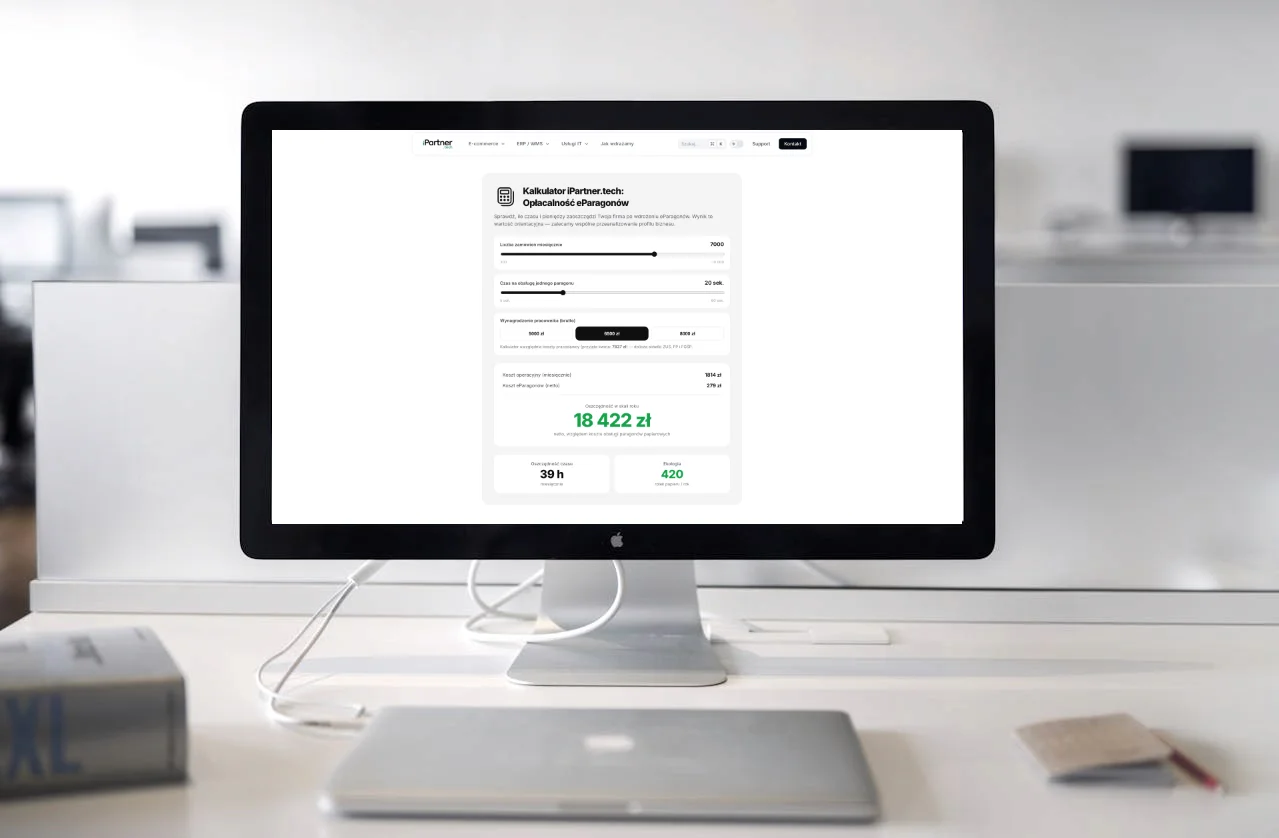 eParagony - Kalkulator opłacalności iPartner.tech