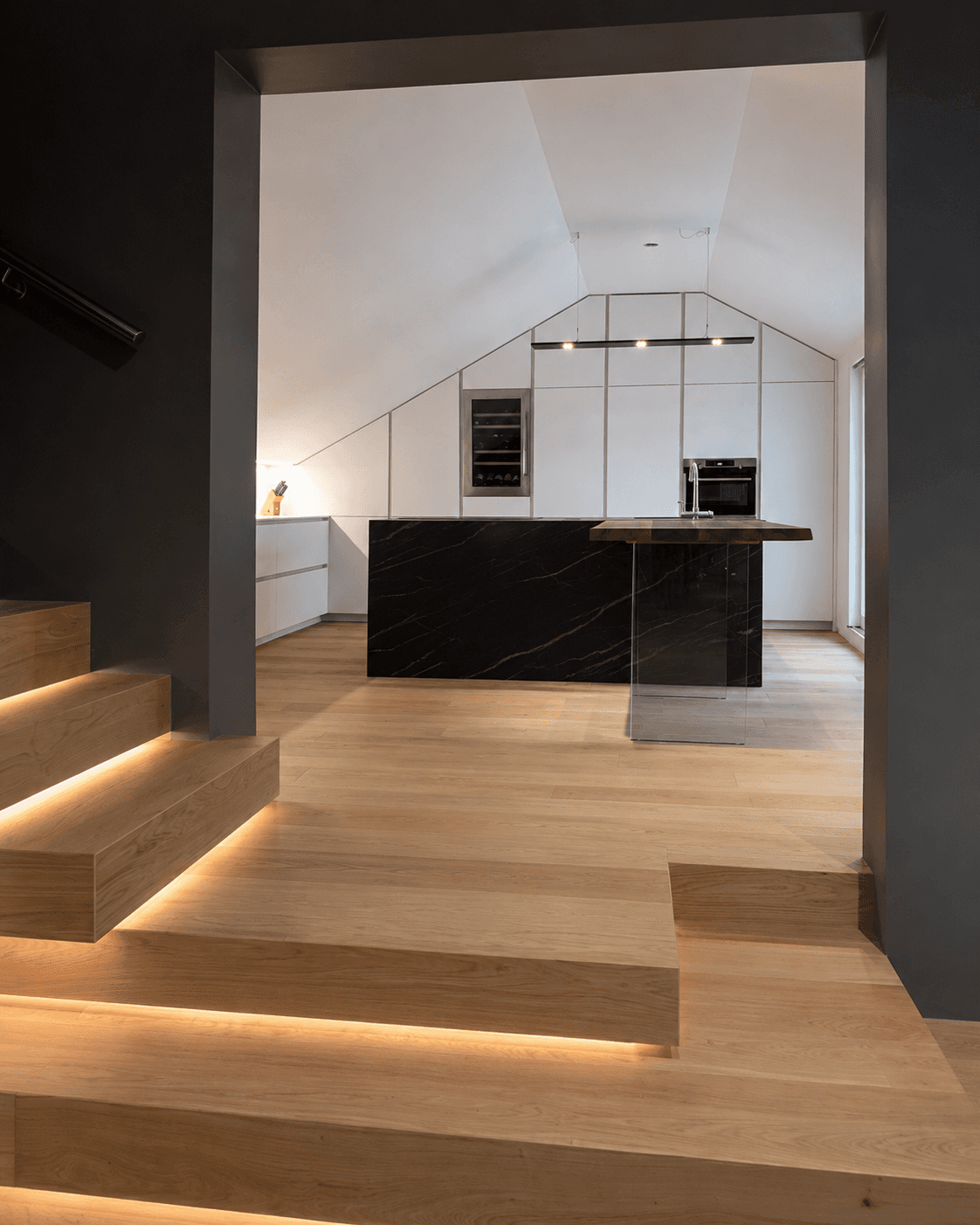 Project showcase image featuring a modern, refined interior.