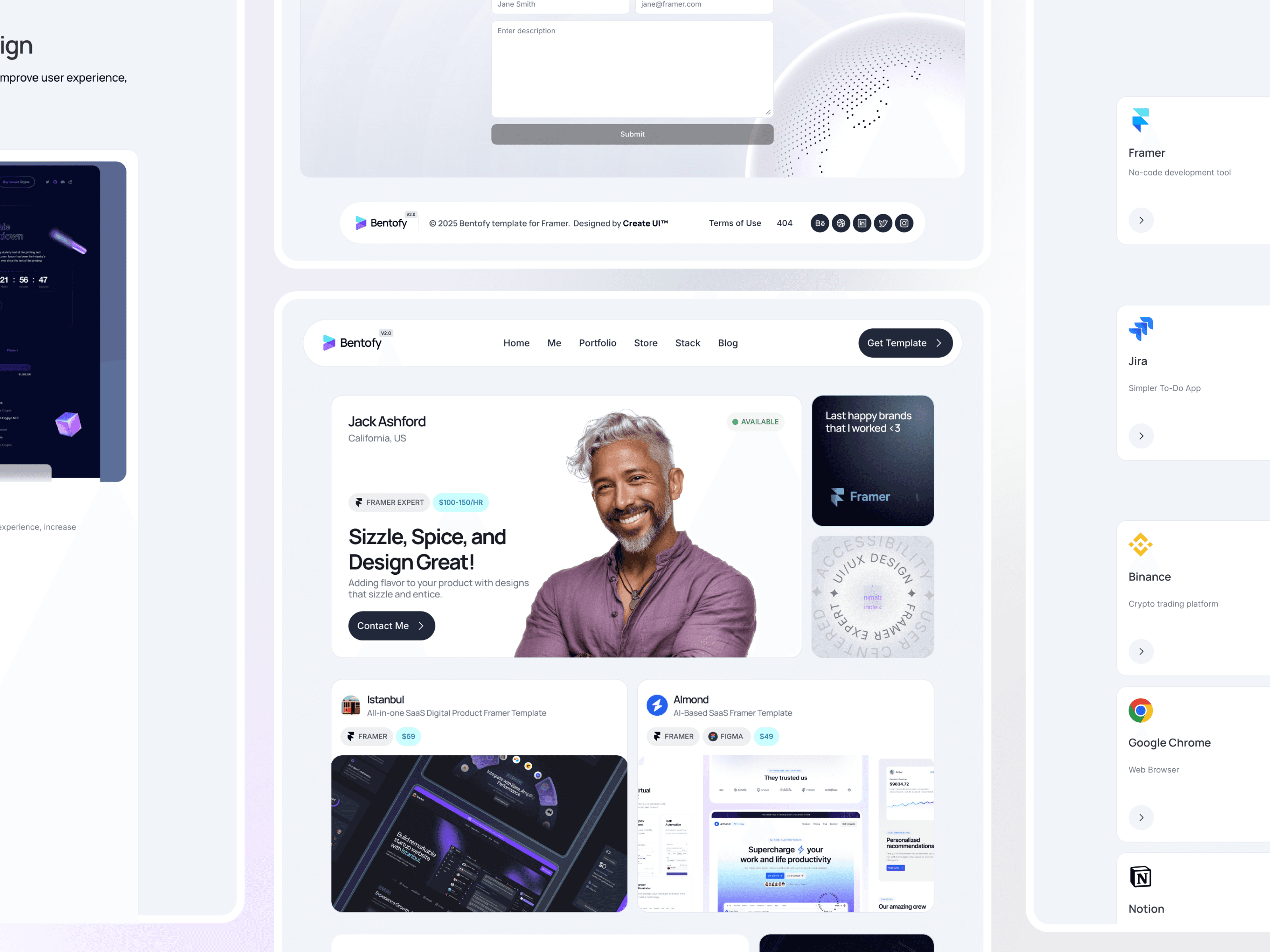 Bentofy Framer Template Cover Image 3