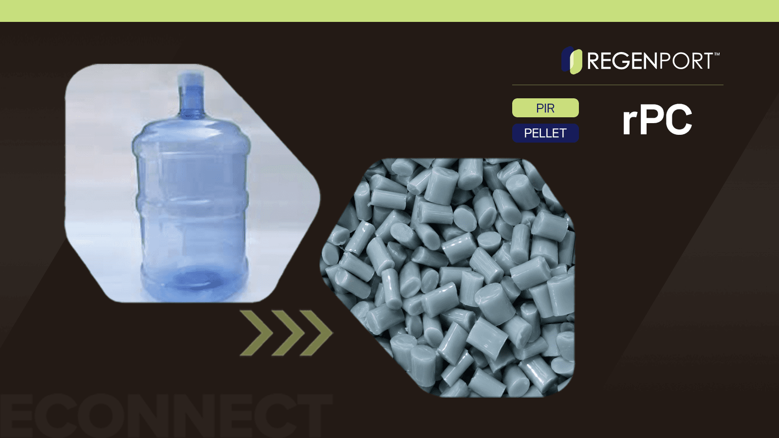 Blue rPC PIR pellets