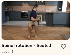 exercice rotation lombaire