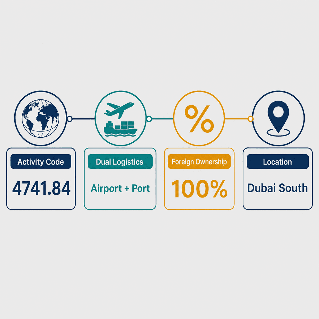 Infographic: Calculators & Spare Parts Trading License in Dubai: Cost and Requirements