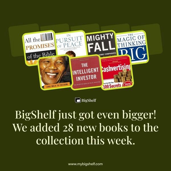 Bigshelf is an online bookstore with over 10,000 customers across Nigeria. Bigshelf waas designed to be the number one go to for the best online shopping experience.