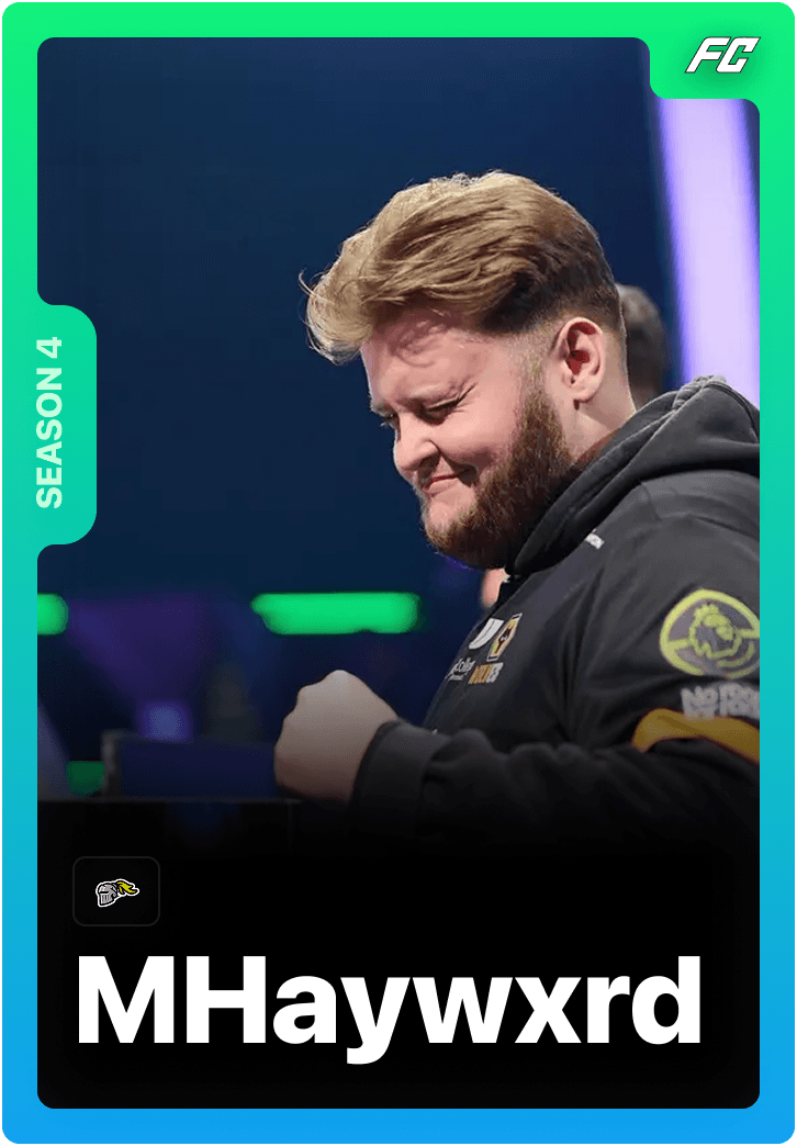 MHaywxrd FC esports professional competing in 1v1Me FC staking league