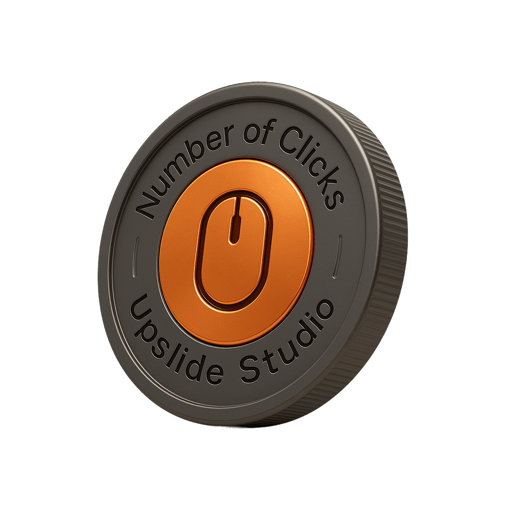 Number of clicks coin