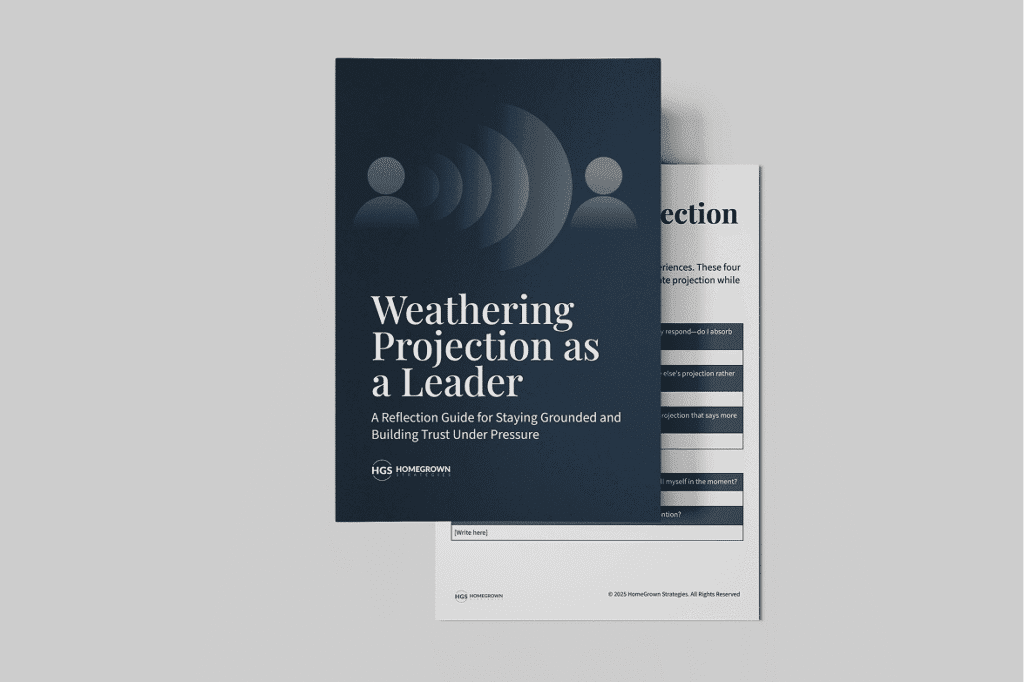 Weathering Projection as a Leader cover and reflection worksheet.