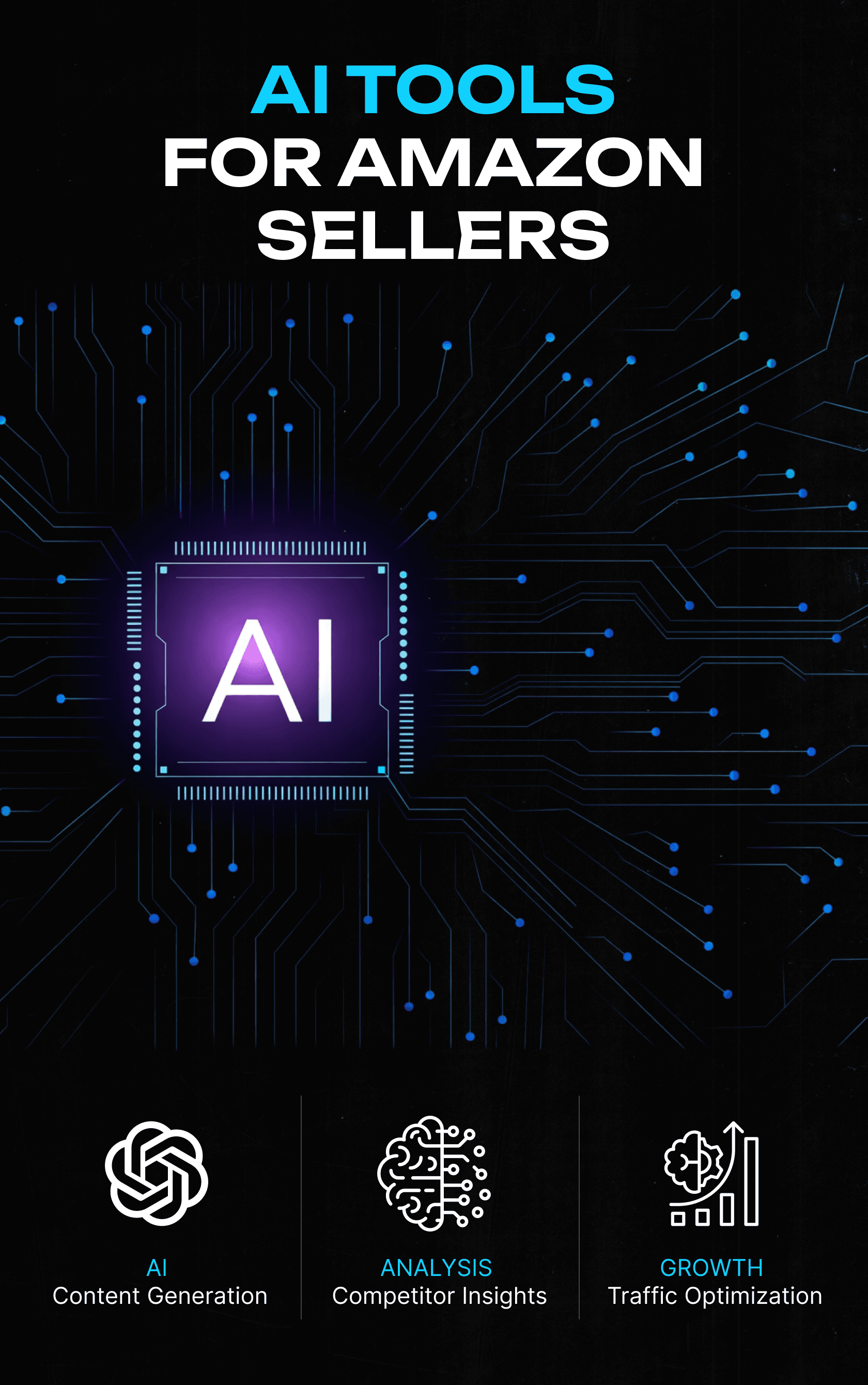 Man wearing Amazon sweatshirt using ChatGPT on a laptop in a modern office setting