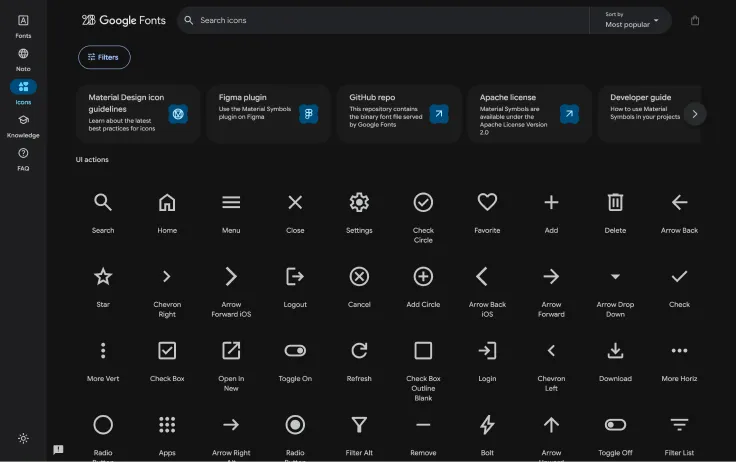 Cover Material Symbols
