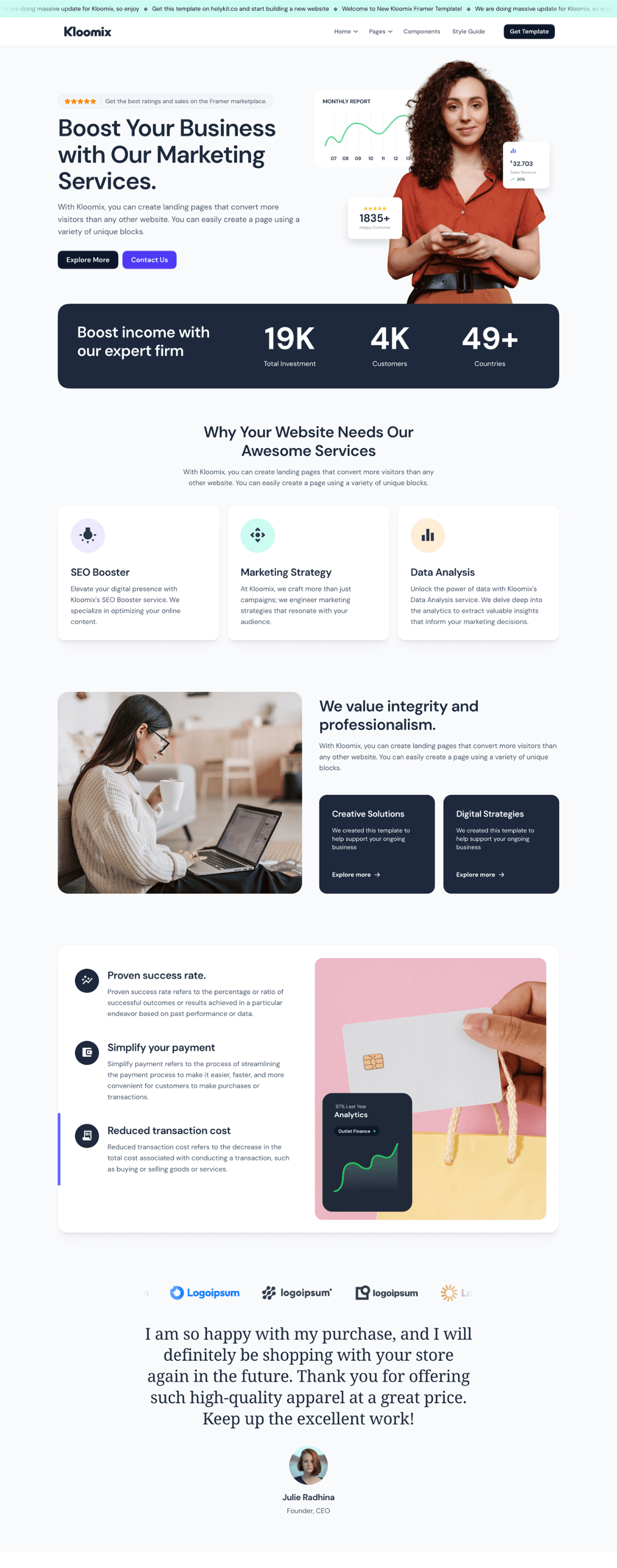 Page Screen