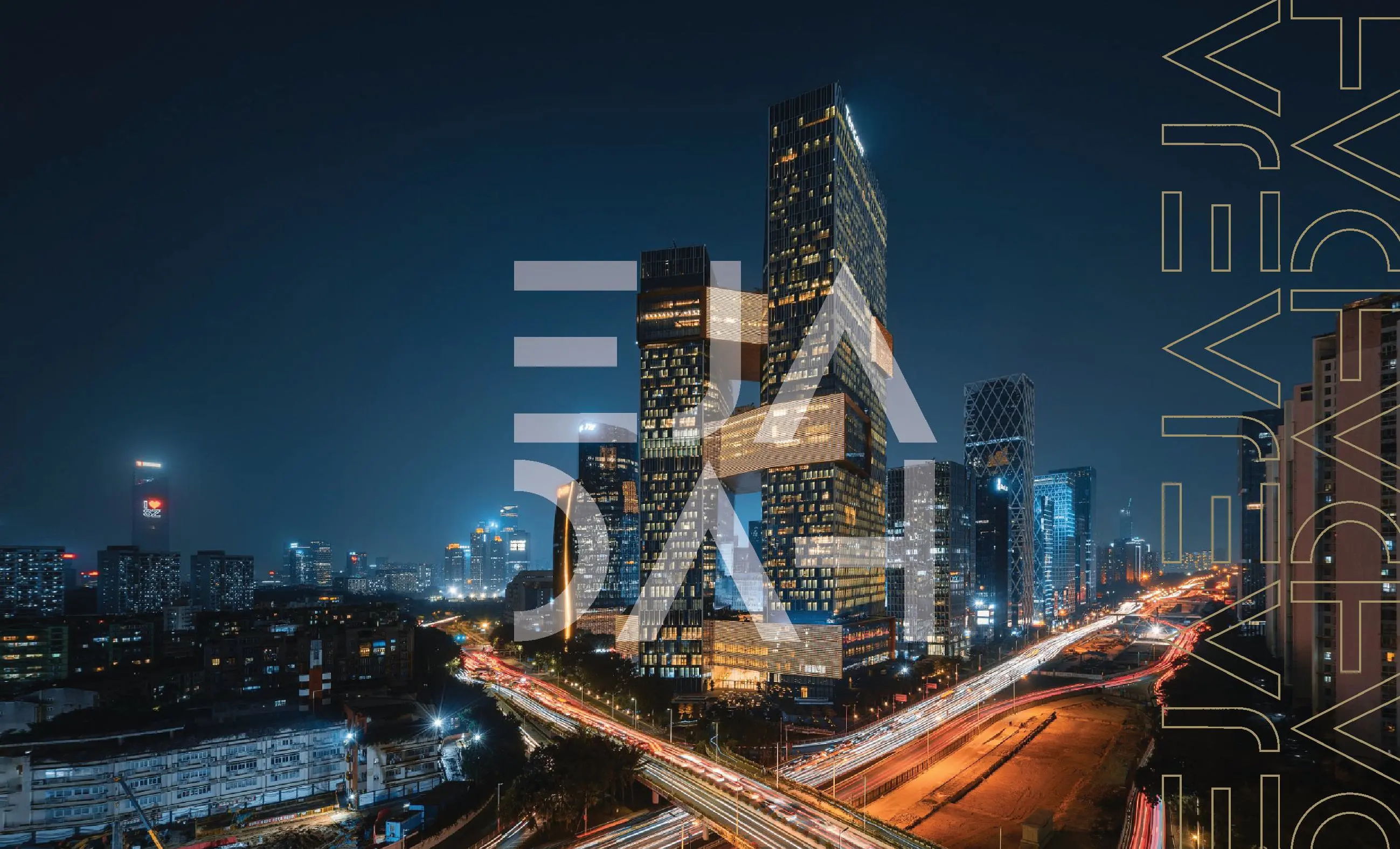 Logo and brand identity design for Ejadah Professional, a Real Estate Company in Saudi Arabia