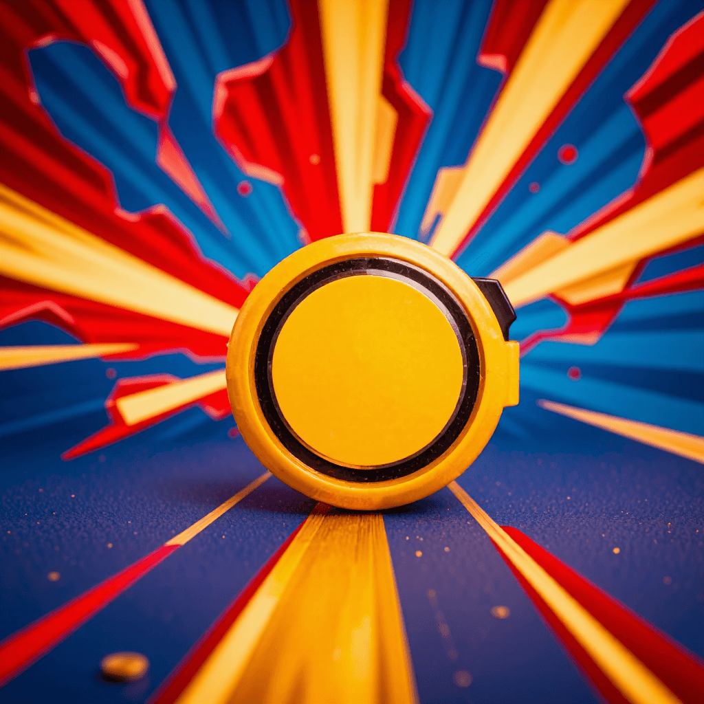 product photography of a measuring tape, used for measuring lengths and distances, featuring a retractable design