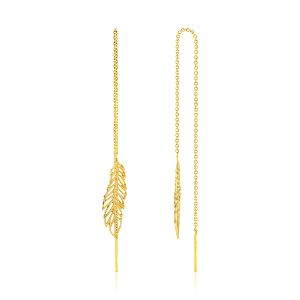 Boucles d'oreilles en or jaune 375