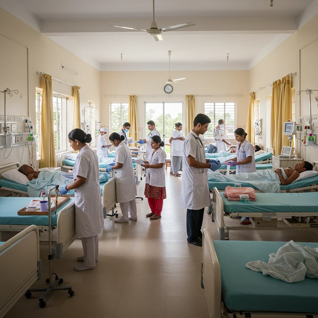 Community Hospital Upgrade in Bihar, India.