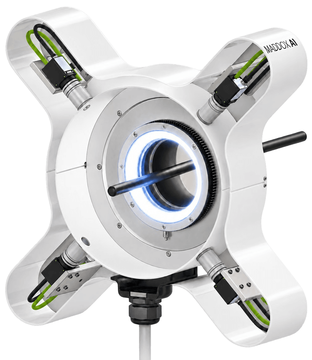 Illustration of Maddox AI hardware used for continuous use cases.