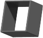 PlayStation Quadrat Grau