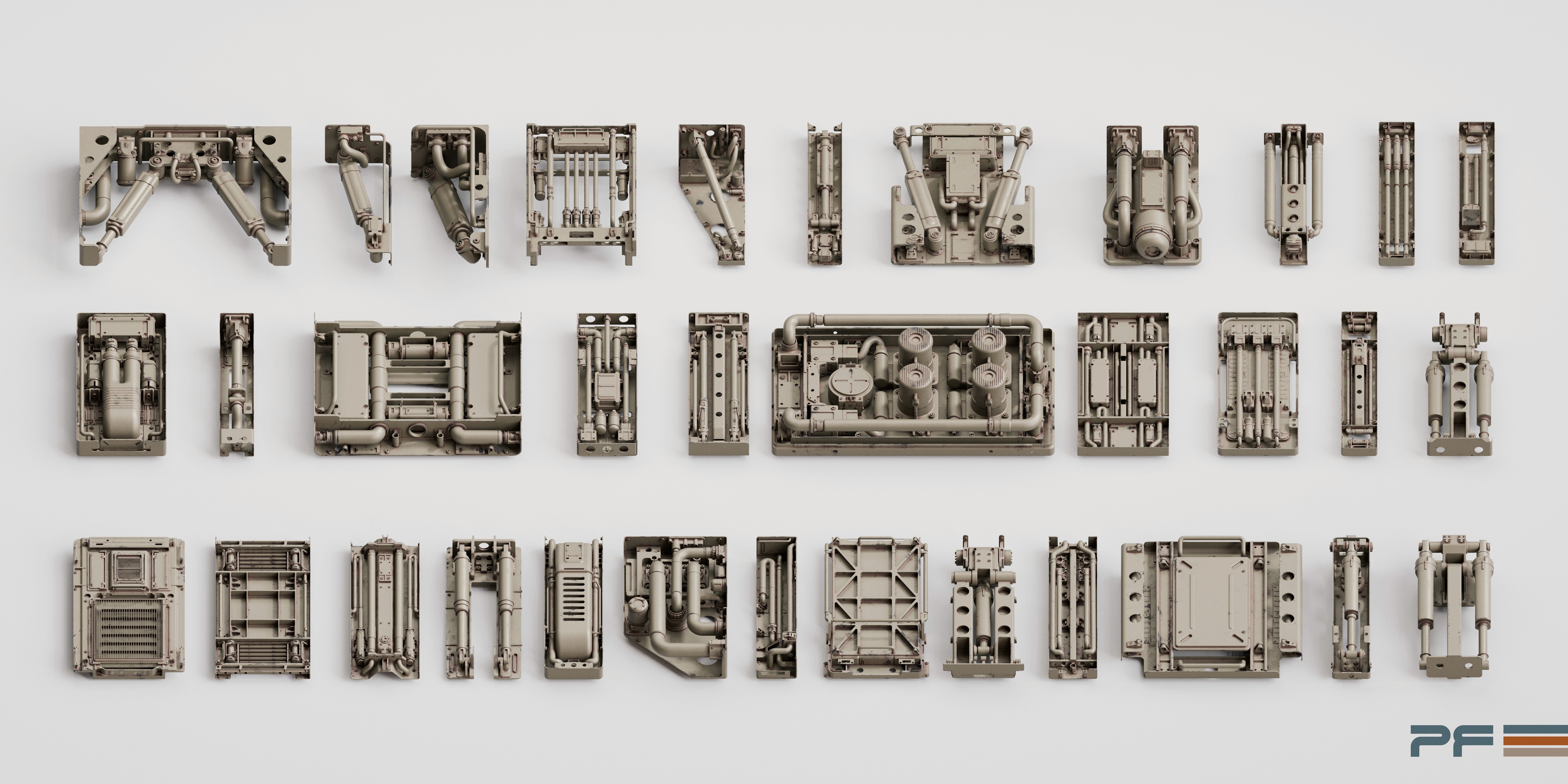 Principal forms details matter kitbash components