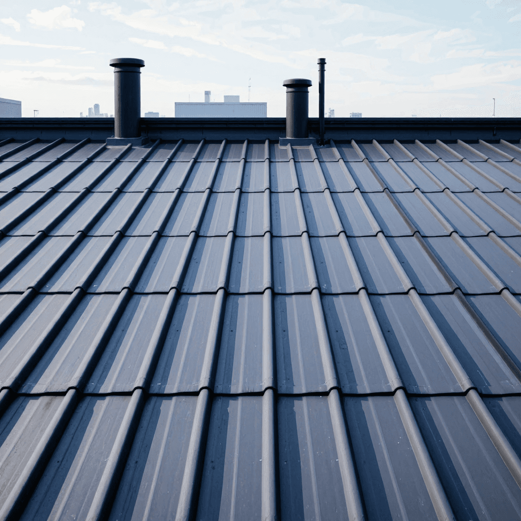 product photography of roof section