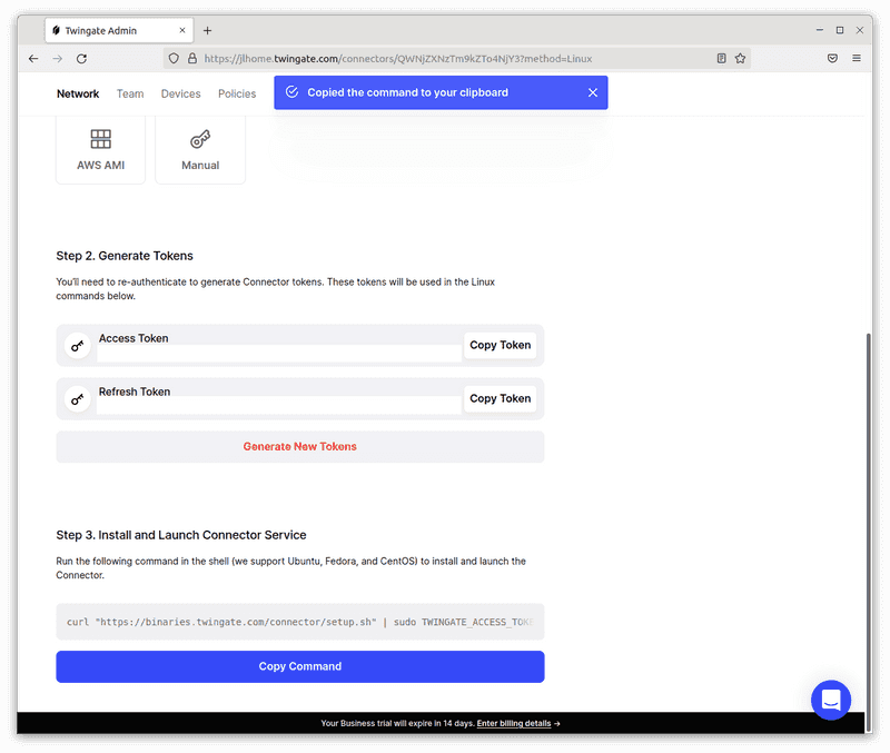 Copy command