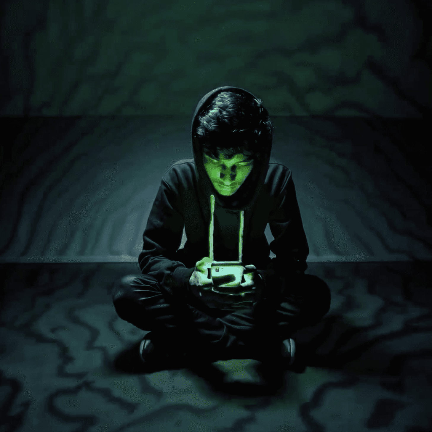 Masked gamer lit by neon glow, reflecting Gameskraft®'s play-first, high-performance identity