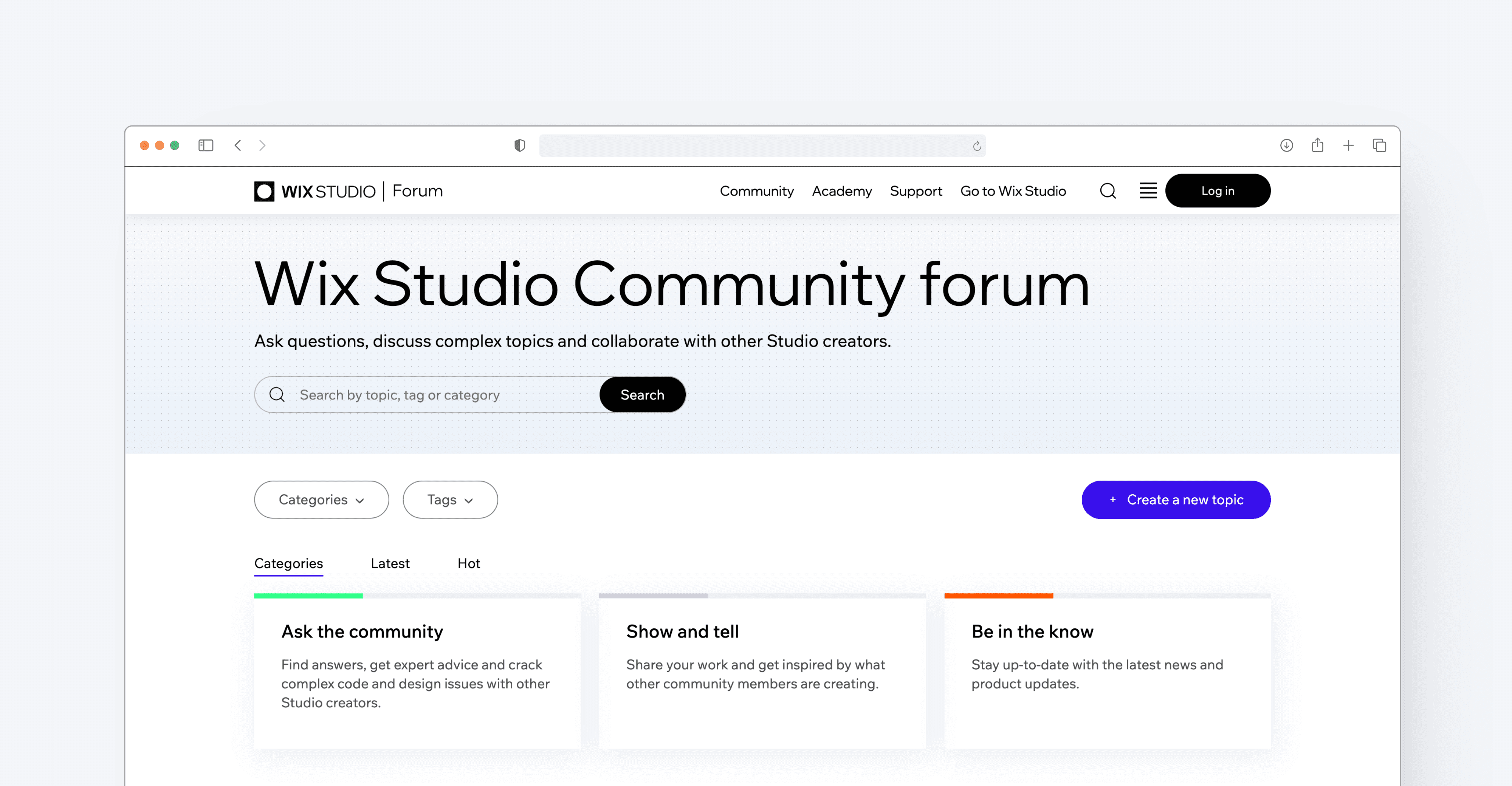 Wix Studio community 