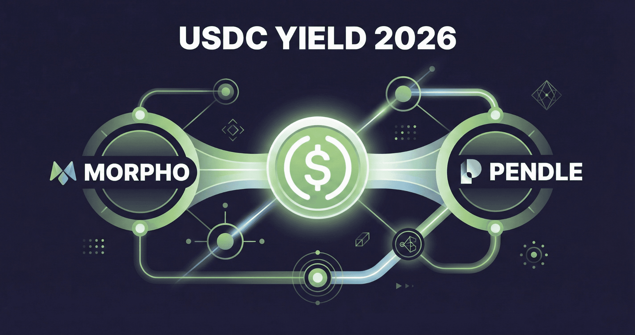  USDC yield strategies showing Morpho and Pendle protocol comparison