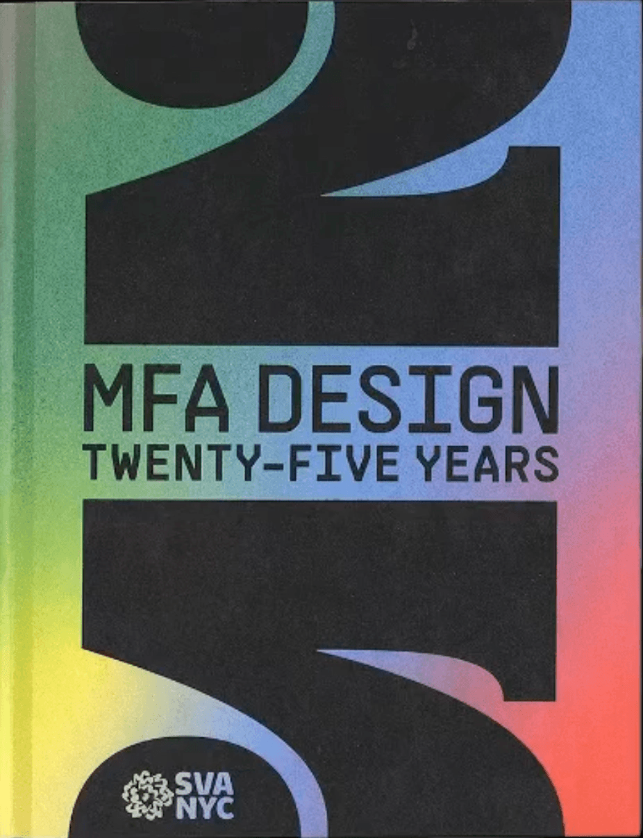 Photo from the 25th Anniversary party for the SVA MFA Design Design department—attendees celebrating the event in a lively venue setting.