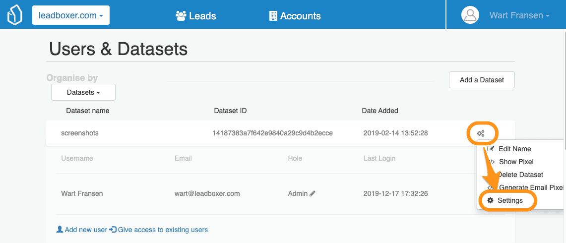 IP address masking with Leadboxer