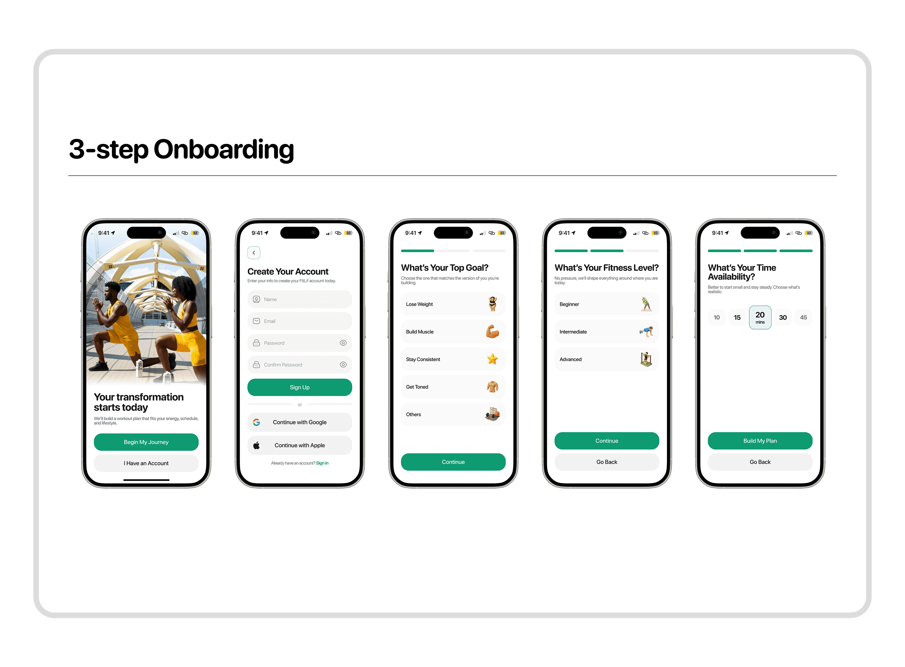 fitlif - onboarding