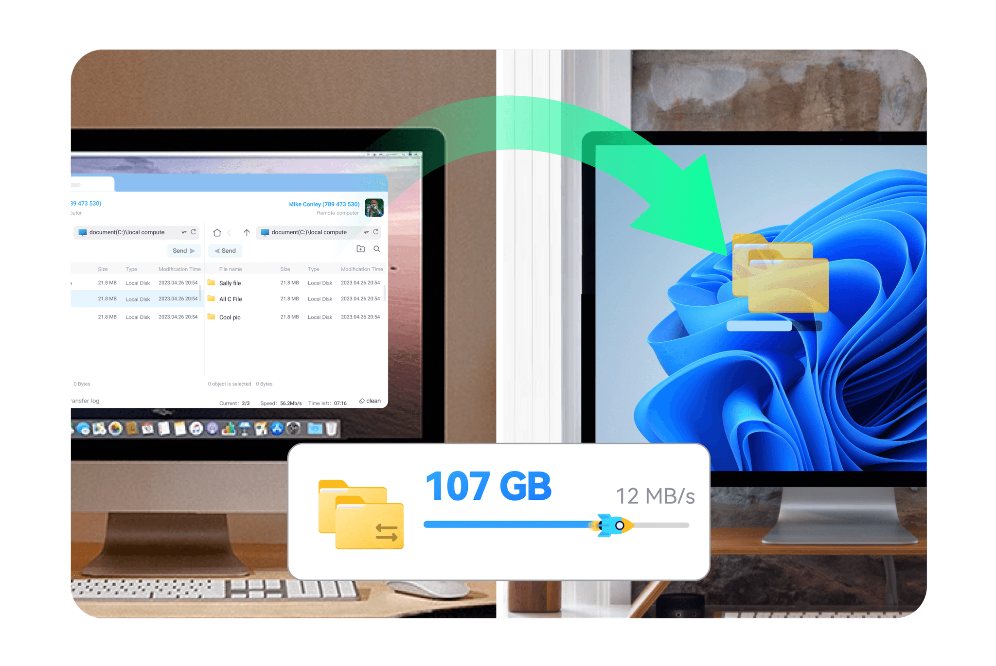 DeskIn Fast and Easy File Transfers without Size Restrictions
