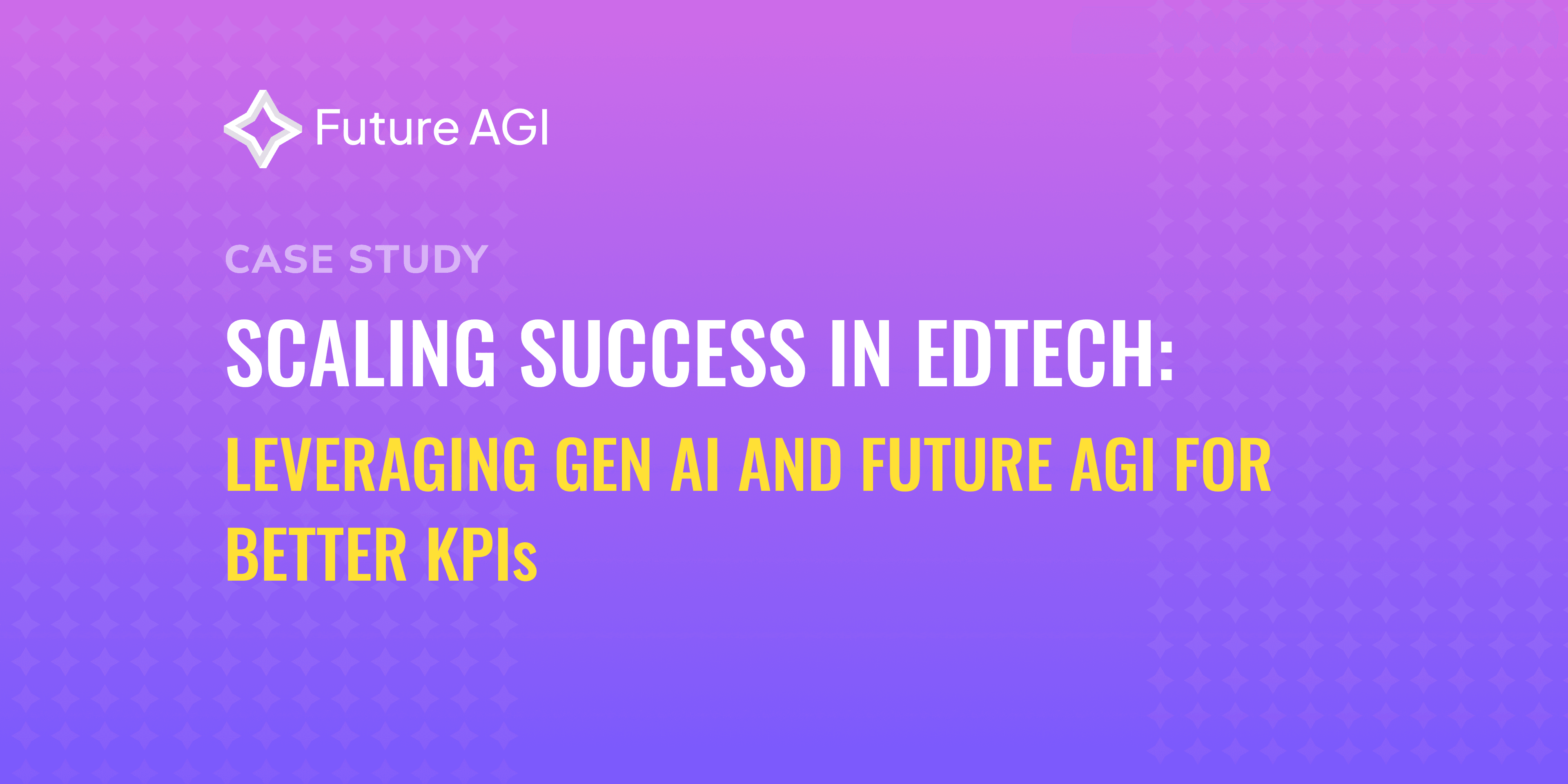 Scaling success in edtech