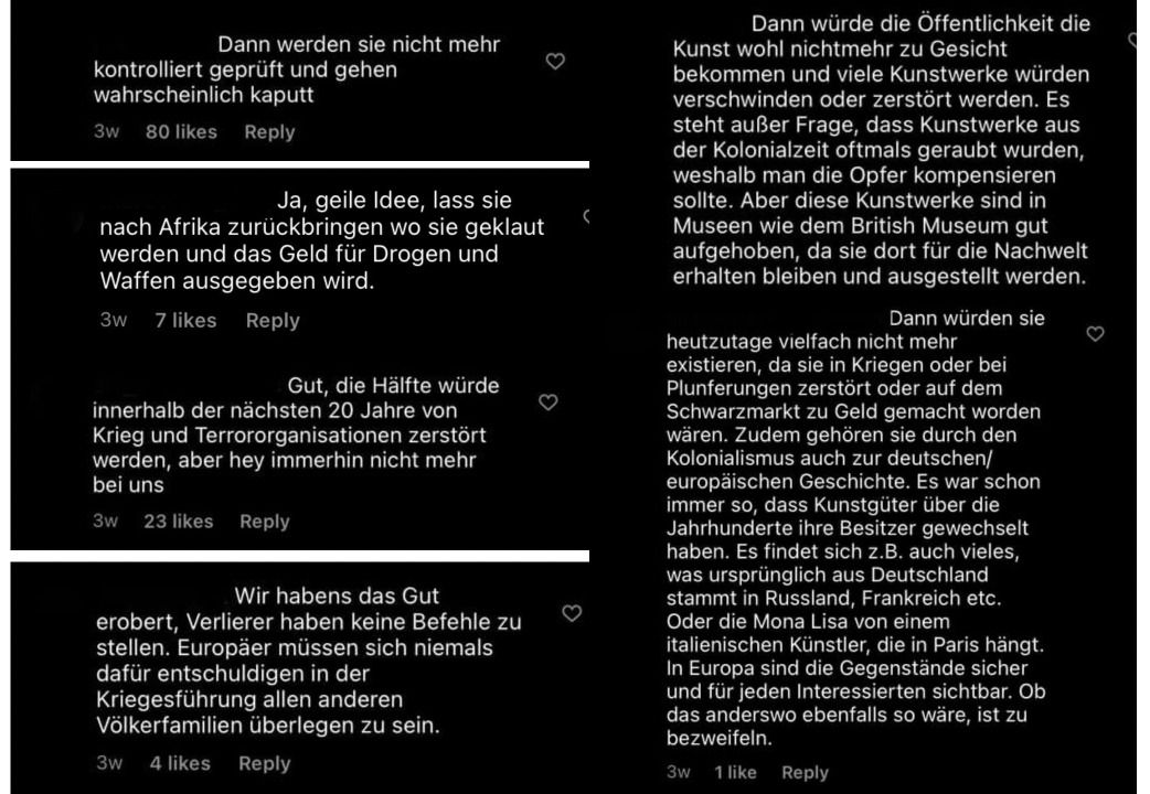 Kommentare unter dem Zukunfts-Podcast der Tagesschau