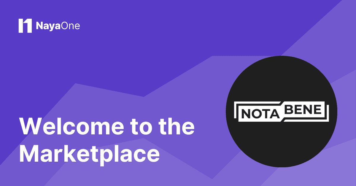Notabene Joins The NayaOne Marketplace