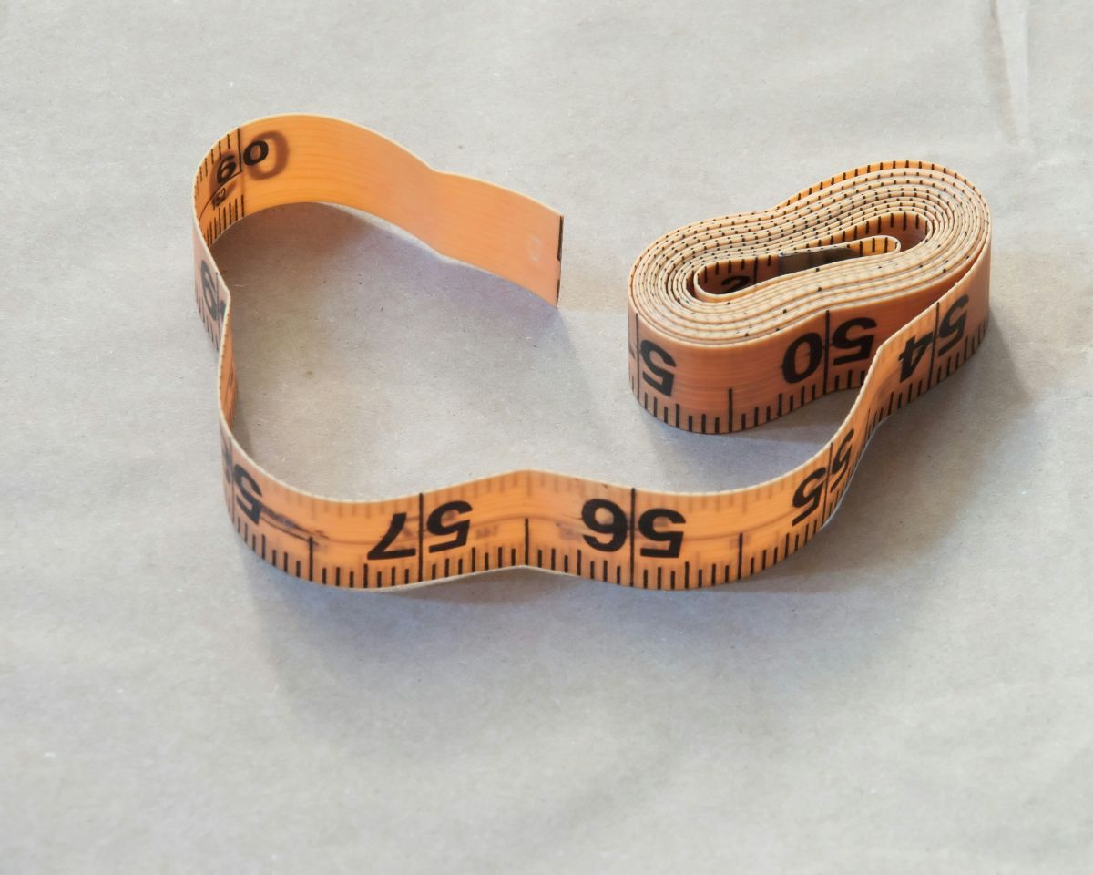 A tape measure