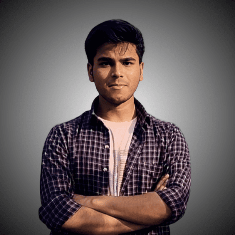 Portrait of portfolio creator – back view