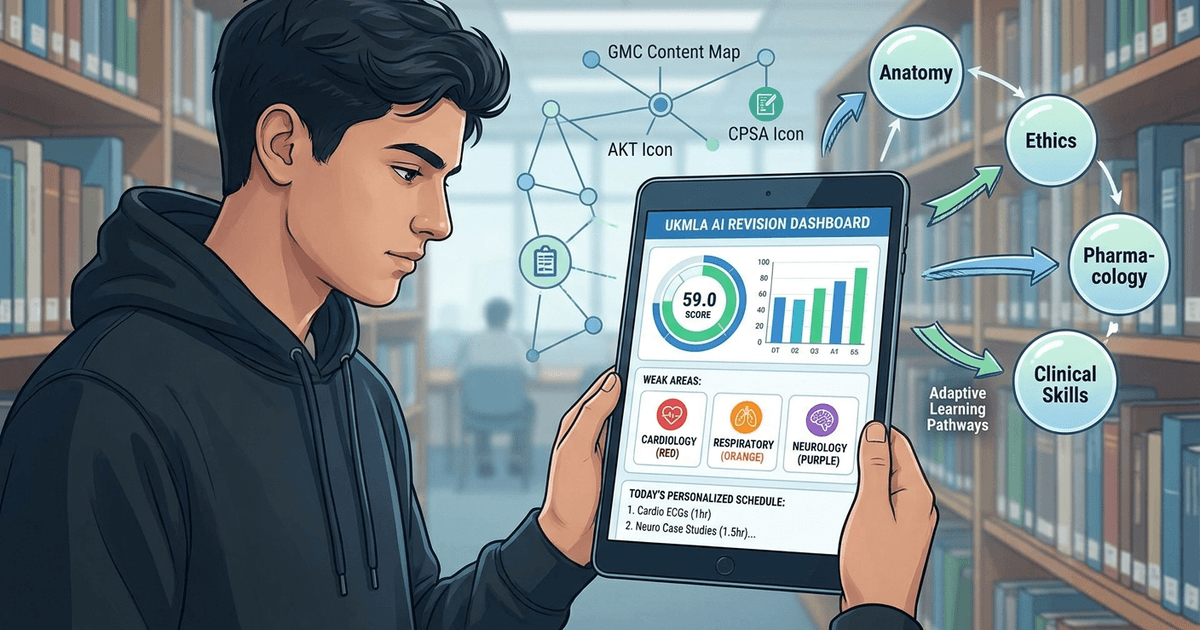 Cover: UKMLA Revision: Build an Adaptive Plan With Oncourse AI